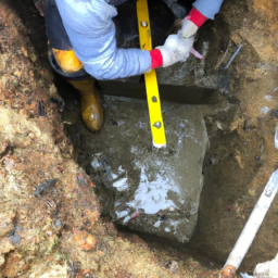 Construction d'un Mur de Soutènement en Blocs de Béton pour un Terrain en Pente Morlaix